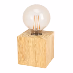 EGLO 43733, Marron, Bois, Chambre à coucher, Salle à manger, Salon, Noir, IP20, I