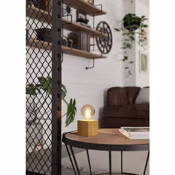 EGLO 43733 lampe de table E27 40 W Marron