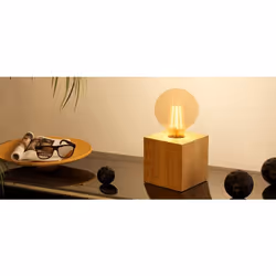 EGLO 43733 lampe de table E27 40 W Marron