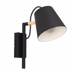 EGLO LACEY, Surface, 1 ampoule(s), E14, IP20, Noir, Marron