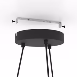 EGLO Edale éclairage en suspension Support de fixation E27 40 W Noir, Marron, Cappucino