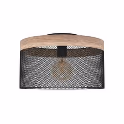 EGLO Kilnsdale, 1 ampoule(s), E27, IP20, Noir, Marron