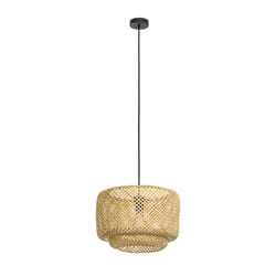 EGLO Hängeleuchte HETTONLE schwarz 43868E27 1X40W Stahl D 420mm 43868 éclairage de plafond E27 40 W