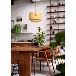 EGLO Hängeleuchte HETTONLE schwarz 43868E27 1X40W Stahl D 420mm 43868 éclairage de plafond E27 40 W - Vue supplémentaire 4