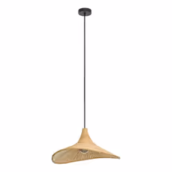 EGLO Hängeleuchte HAXEY schwarz43869E27 1X40W Stahl D 500mm 43869, 1 ampoule(s), E27, IP20, Naturel, Acier