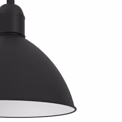EGLO Pendelleuchte LB23 Priddy schwarz E27 éclairage de plafond 40 W