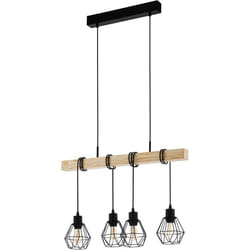 EGLO Townshend 5 éclairage en suspension Support flexible E27