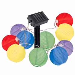 EGLO 47339, Multicolore, Plastique, Entrée, Jardin, Patio, 10 ampoule(s), LED, 0,75 W