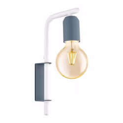 EGLO ADRI-P, Surface, 1 ampoule(s), E27, Bleu, Blanc