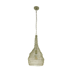 EGLO Colten éclairage en suspension Support flexible E27 Champagne