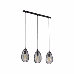 EGLO Clevedon, Support flexible, Noir, Noir, Acier, Salon, Intérieure