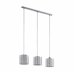EGLO Leamington 1, Support flexible, Chrome, Nickel, Chrome, Acier, Rond, Salon