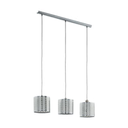 EGLO Leamington 1 éclairage en suspension Support flexible E27 Chrome, Nickel