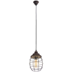 EGLO Bampton éclairage en suspension Support flexible E27 Marron