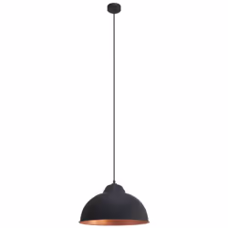 EGLO Truro 2, Support flexible, Noir, Cuivre, Noir, Cuivre, Acier, Rond, IP20