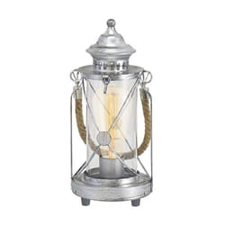EGLO Bradford lampe de table E27 Argent, Transparent