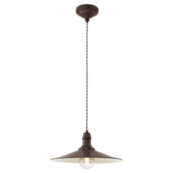 EGLO Stockbury éclairage en suspension Support flexible E27 Beige, Marron