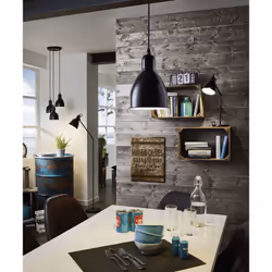 EGLO Priddy lampe de table E27 Noir, Blanc