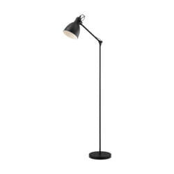 EGLO Priddy éclairage au sol E27 Noir, Blanc