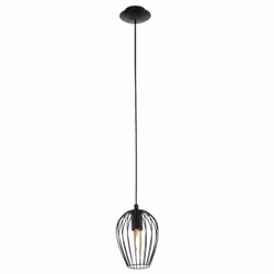 EGLO Newtown, Support flexible, Noir, Noir, Acier, IP20, II