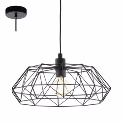 EGLO CARLTON 2, 1 ampoule(s), E27, IP20, Noir