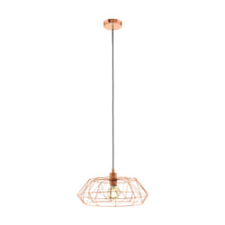 EGLO Carlton 2 éclairage en suspension Support flexible E27 Cuivre