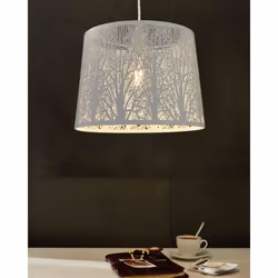 EGLO Hambleton éclairage en suspension Support flexible E27 Blanc