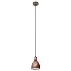 EGLO Priddy 1 éclairage en suspension Support flexible E27 Cuivre