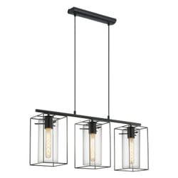 EGLO Loncino éclairage en suspension Support flexible E27 Noir
