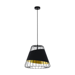 EGLO Austell éclairage en suspension Support flexible E27 Noir, Or