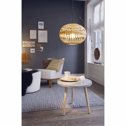 EGLO Amsfield éclairage en suspension Support flexible E27 Marron