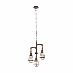 EGLO Port seton, Support flexible, Marron, Marron, Acier, Intérieure, IP20