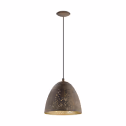 EGLO Safi, Support flexible, Marron, Or, Marron, Or, Acier, IP20, II