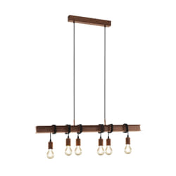 EGLO 49859 éclairage en suspension Support de fixation E27 60 W Marron