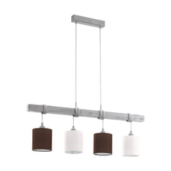 EGLO 49927 éclairage en suspension E27 60 W Marron, Blanc