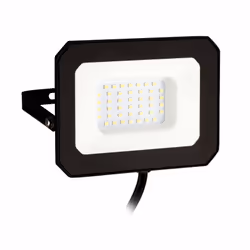 projecteur led noir 30w 2800 lumens 400k ip65 sans detecteur