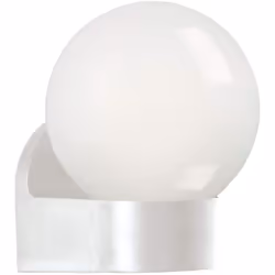 Eglo - Applique Lormes - Boule Blanche Extérieure