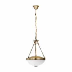 EGLO Savoy, Support de fixation, Bronze, Blanc, Métal, Verre, IP20