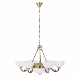 EGLO Savoy, Support de fixation, Or, Blanc, Métal, Verre, IP20