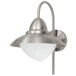 EGLO 83966 éclairage extérieur Éclairage mural extérieur E27 60 W Acier inoxydable, Blanc