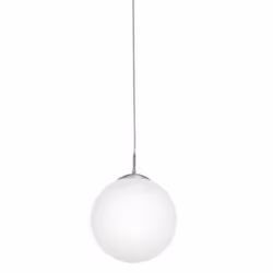EGLO RONDO, Support flexible, Nickel, Blanc, Acier, Verre, IP20