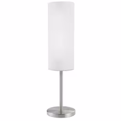 EGLO TROY 3, Nickel, Blanc, Verre, Acier, Chambre à coucher, Salon, IP20, II, E27
