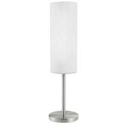 EGLO TROY 3 lampe de table E27 100 W Nickel, Blanc