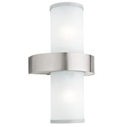 EGLO 86541 éclairage extérieur Éclairage mural extérieur E27 60 W Acier inoxydable, Blanc