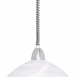 EGLO LORD 2 éclairage en suspension Support flexible E27 60 W Argent