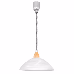EGLO LORD 2, 1 ampoule(s), E27, IP20, Nickel, Argent