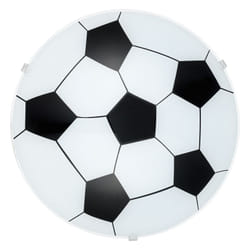 EGLO JUNIOR 1 éclairage de plafond Noir, Blanc E27