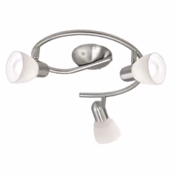 EGLO 88475, Spot d'éclairage de surface, E14, 3 ampoule(s), 220-240 V, Nickel