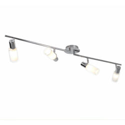 Eglo - Plafonnier spot lampe salon barre de verre lumineuse pivotante 90725