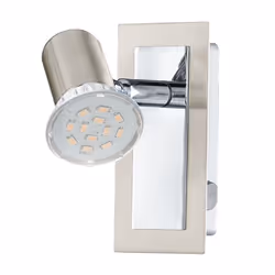 EGLO ROTTELO, GU10, 1 ampoule(s), LED, 3000 K, 180 lm, Métallique